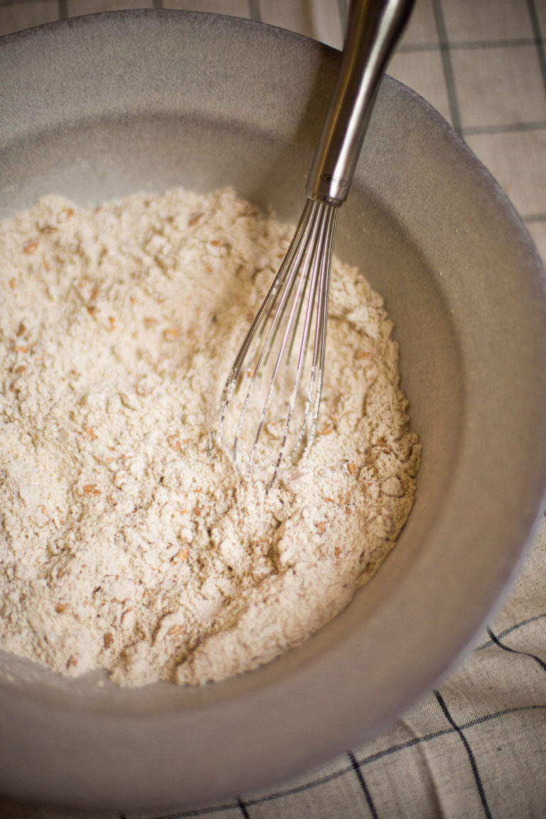 Whisk your dry ingredients together.